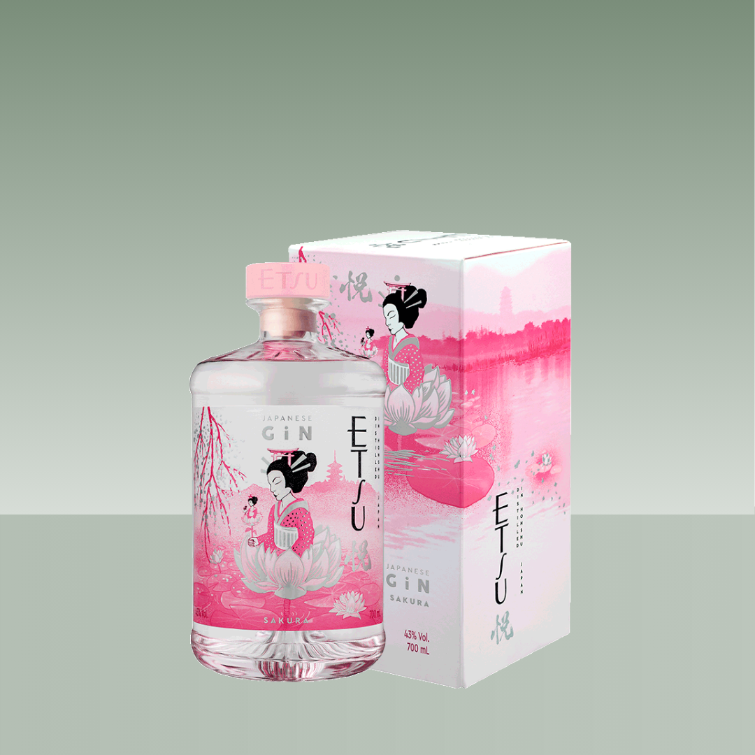 ETSU | JAPANESE GIN SAKURA + ESTUCHE 70cl