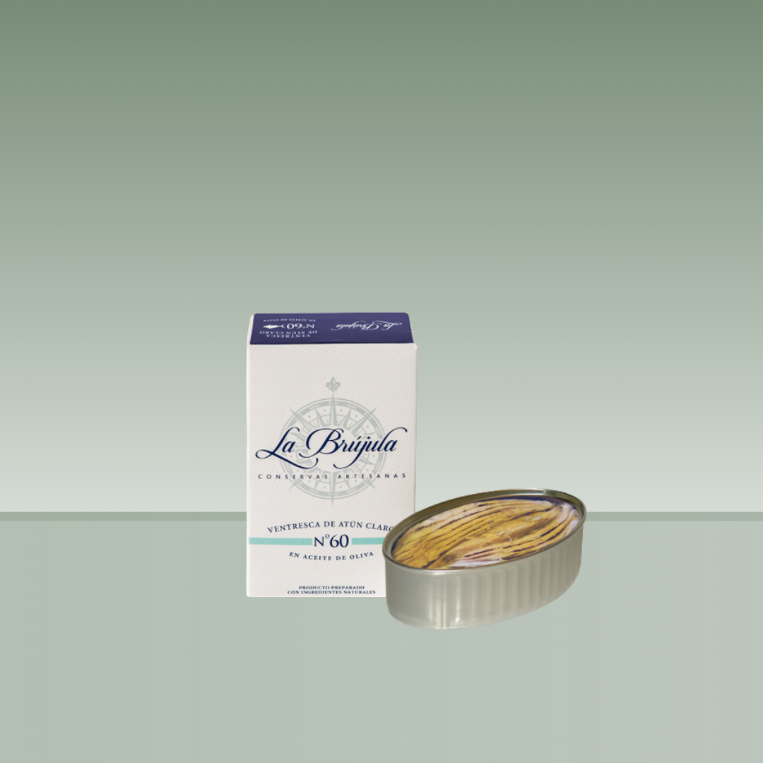 LA BRUJULA | VENTRESCA DE ATÚN CLARO EN AOVE Nº 60 110gr