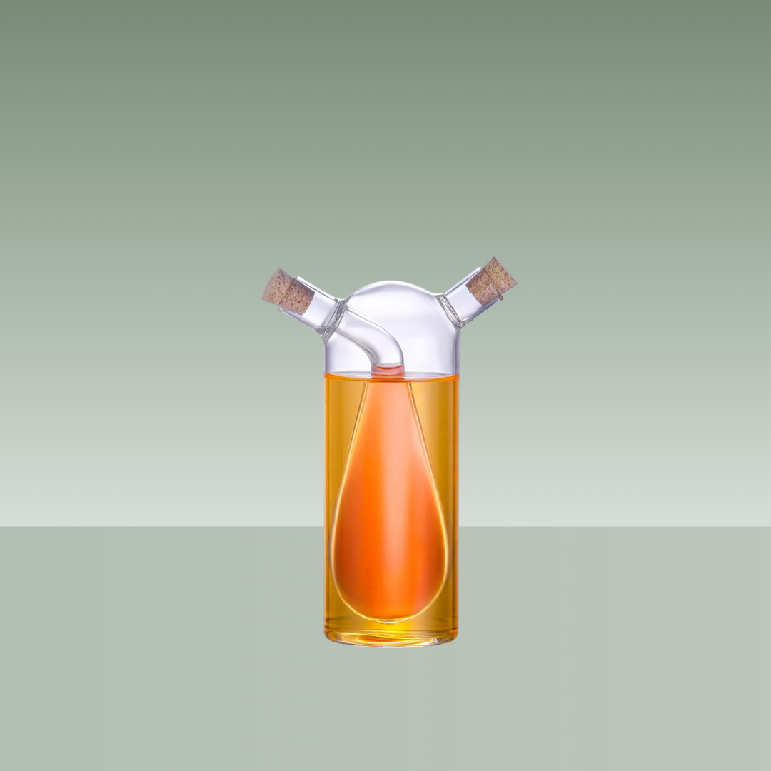AULICA | BOTELLA DE ACEITE Y VINAGRE VIDRIO