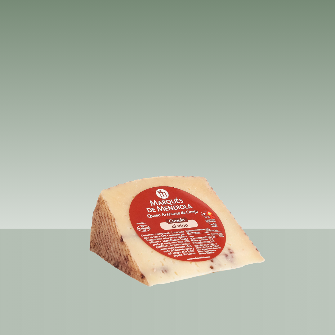 MARQUES DE MENDIOLA | CUÑA QUESO CURADO AL VINO TINTO
