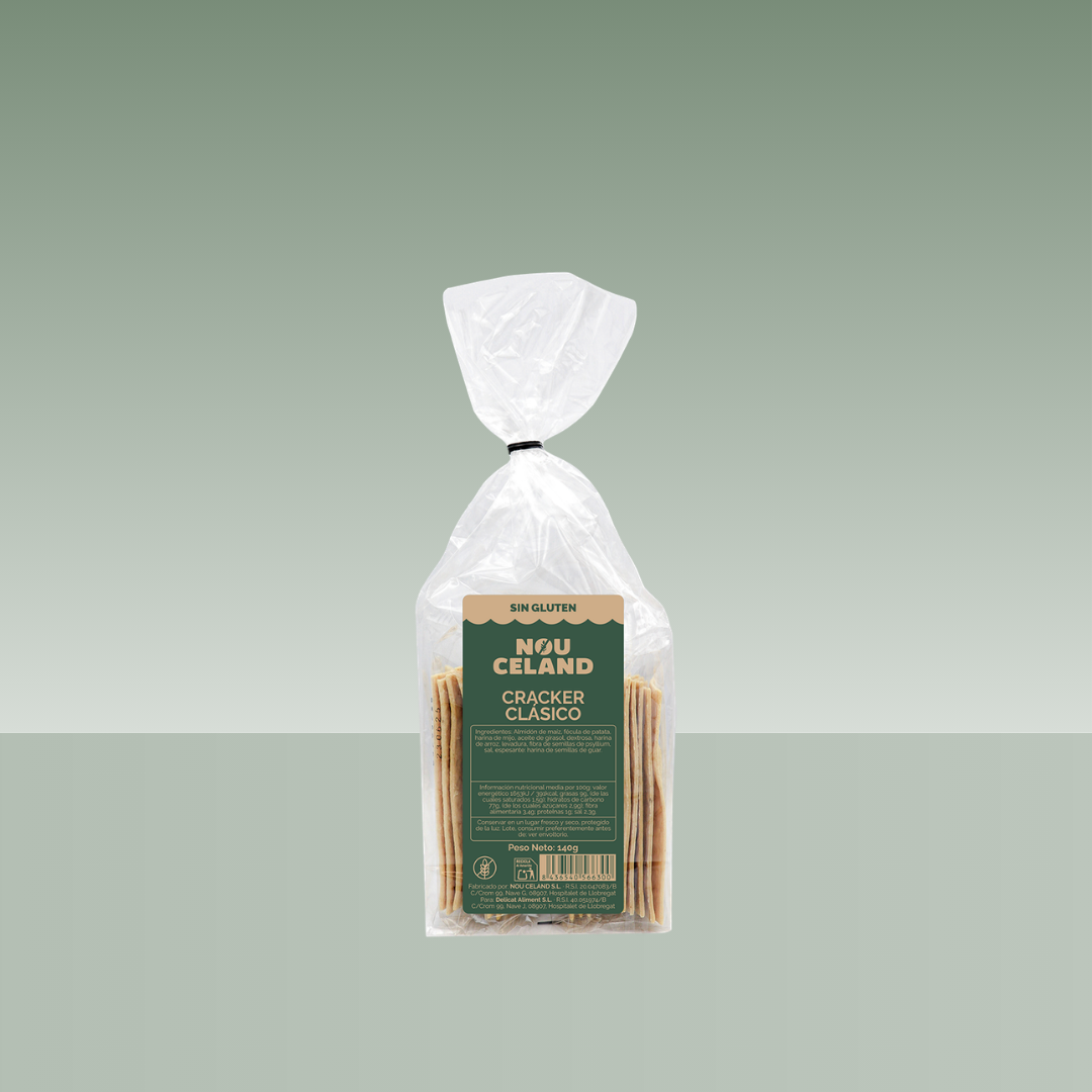 ESPIGA BLANCA | CRACKER CLÁSICO SIN GLUTEN 140gr