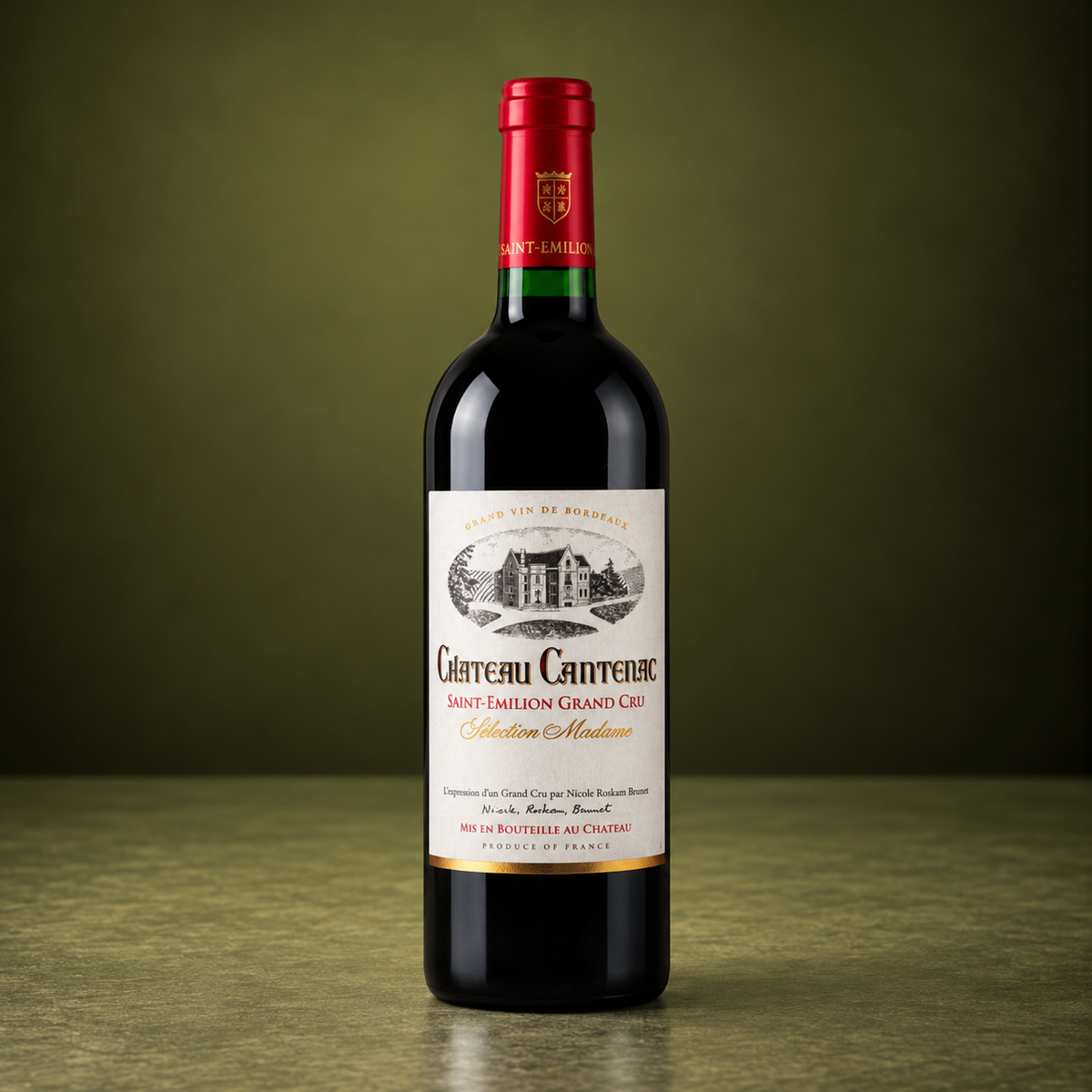 CHATEAU CANTENAC SAINT-EMILION GRAND CRU SELECTION MADAME 2022 75cl