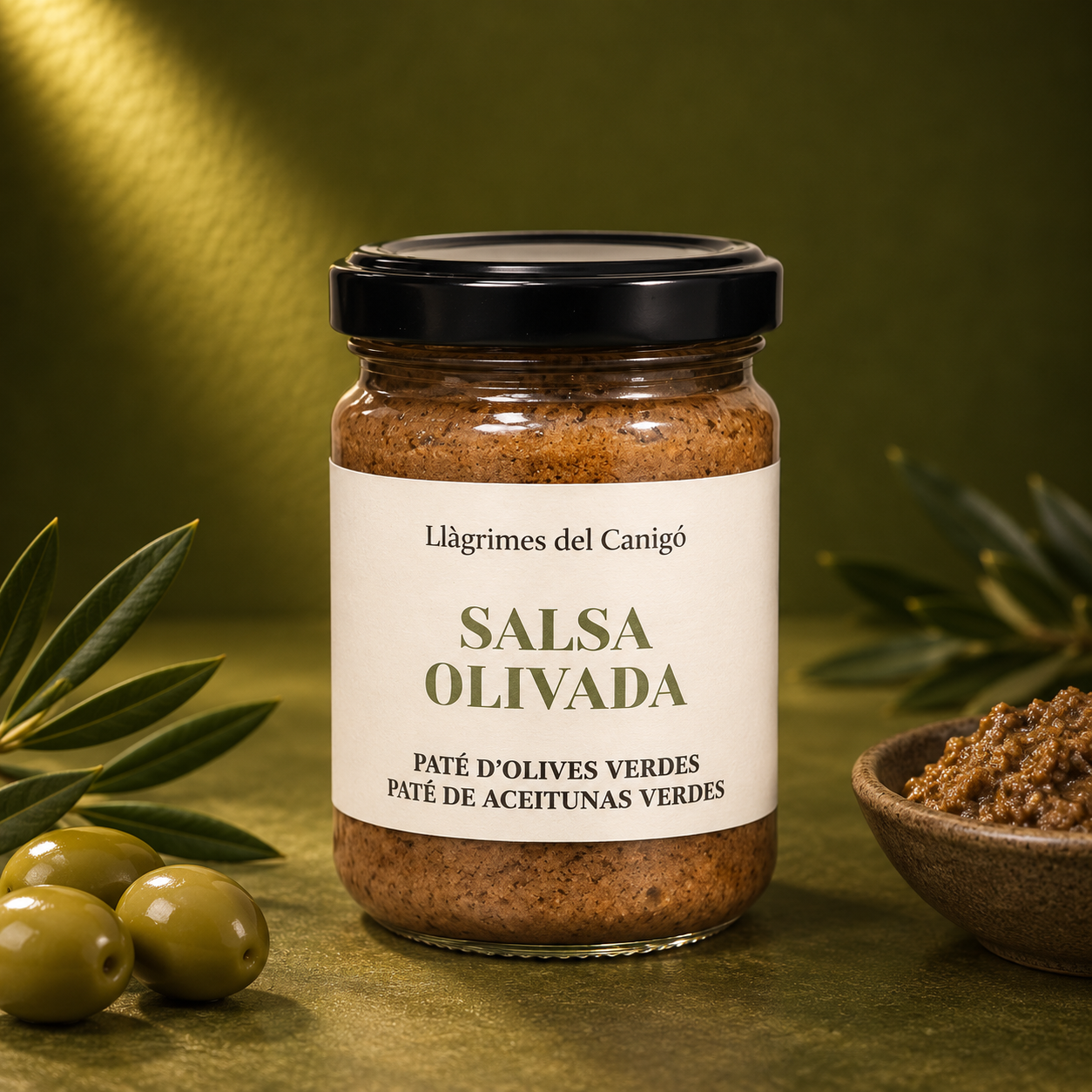 LLÀGRIMES DE CANIGÓ | SALSA OLIVADA VERDA 140gr