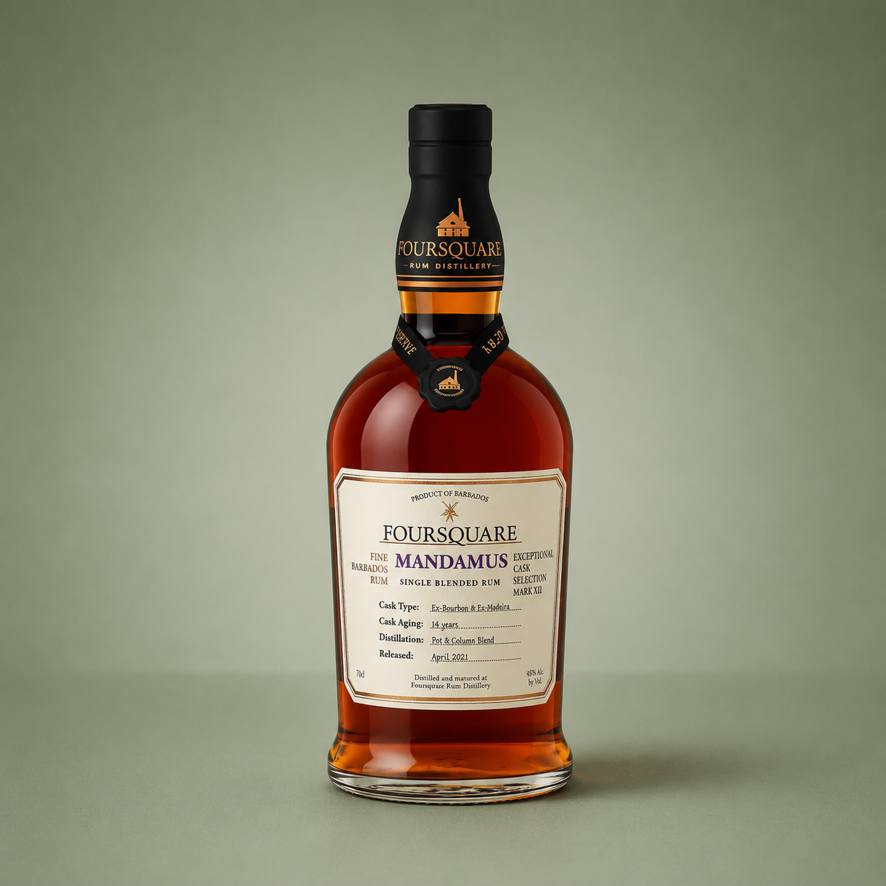 FOURSQUARE | MANDAMUS SINGLE BLENDED RUM 70cl