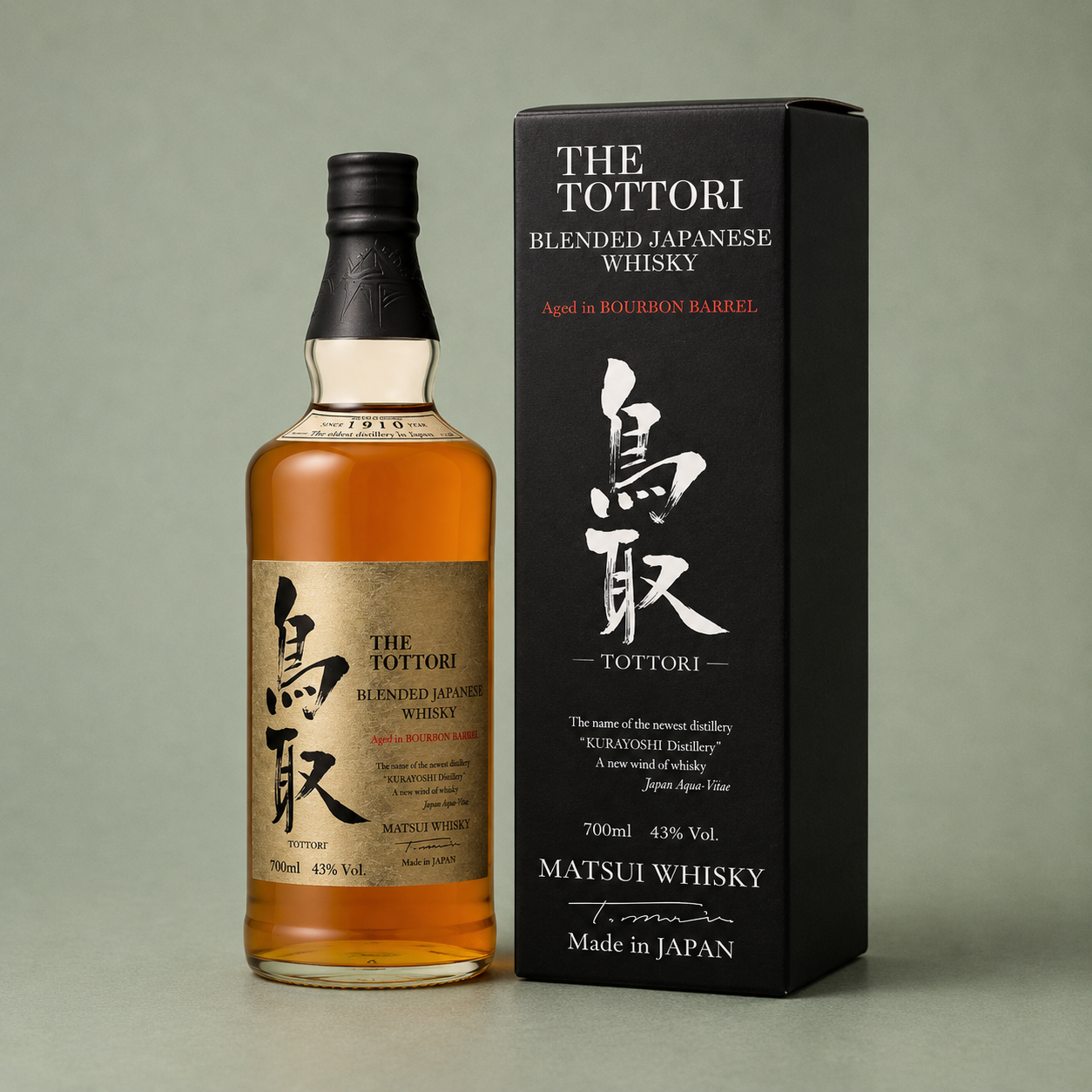THE TOTTORI | BLENDED BOURBON BARREL WHISKY 70cl