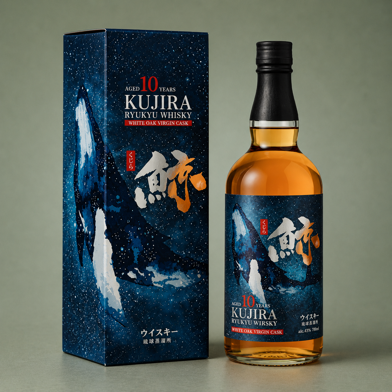 KUJIRA | 10 YEARS RYUKYU WHISKY 70cl