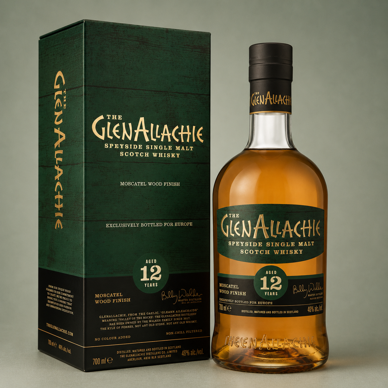 GLENALLACHIE | 12 YO MOSCATEL FINISH WHISKY 70cl