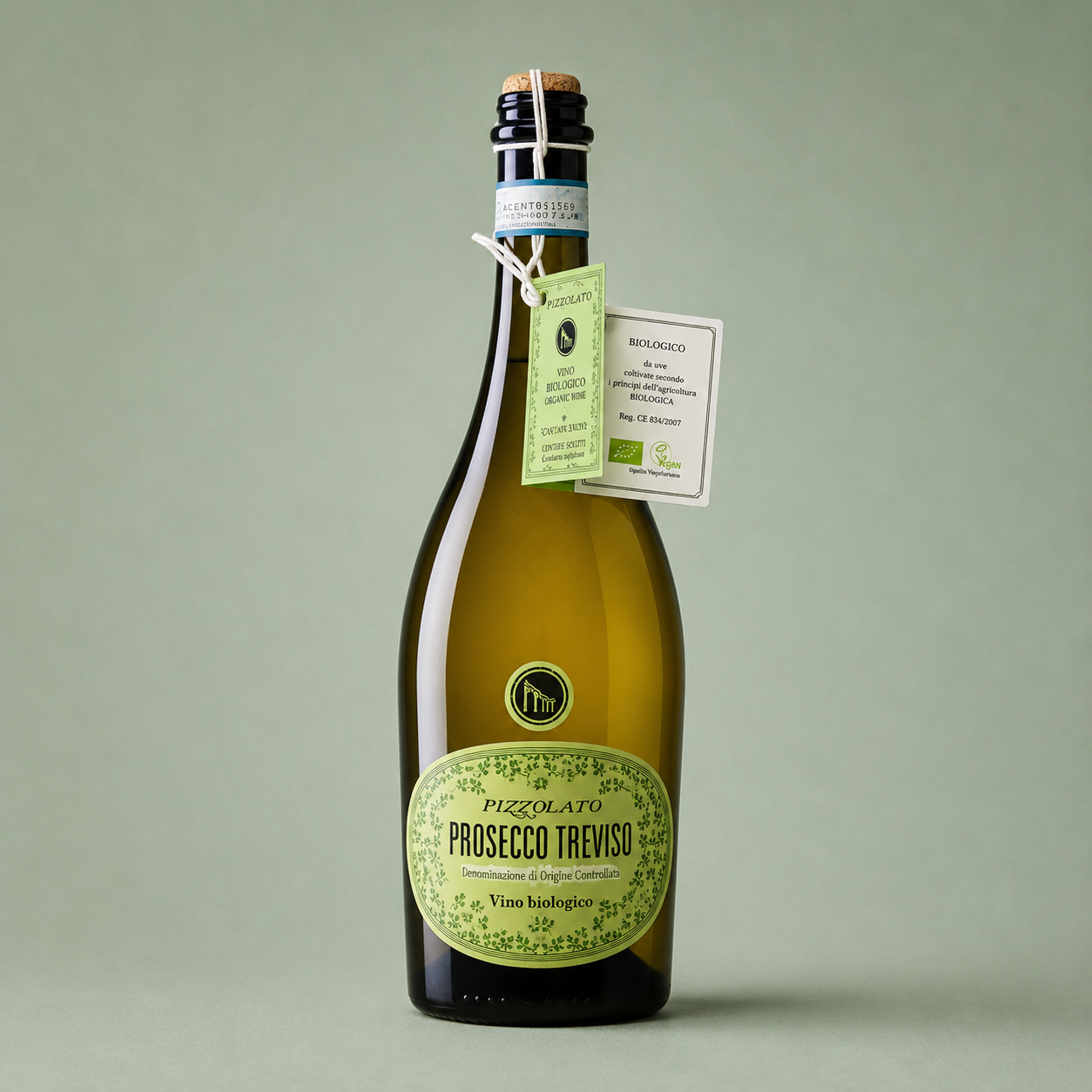 PIZZOLATO PROSECCO TREVISO VINO FRIZZANTE 75cl