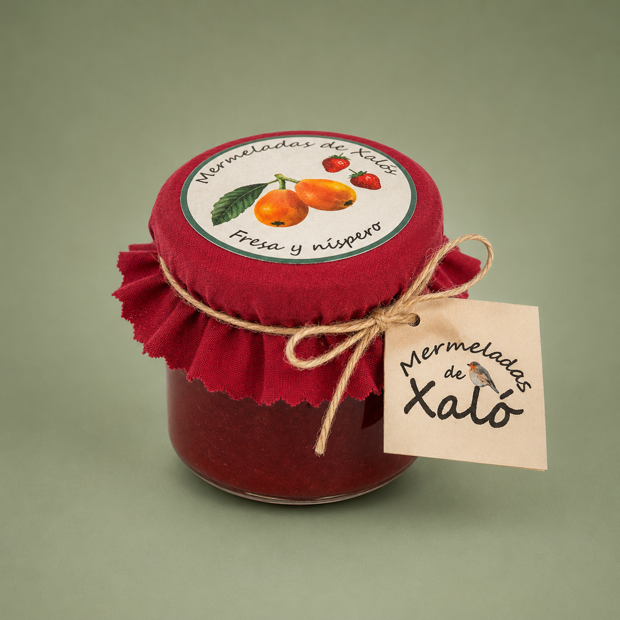 MERMELADAS DE XALÓ | FRESA Y NISPERO 212gr