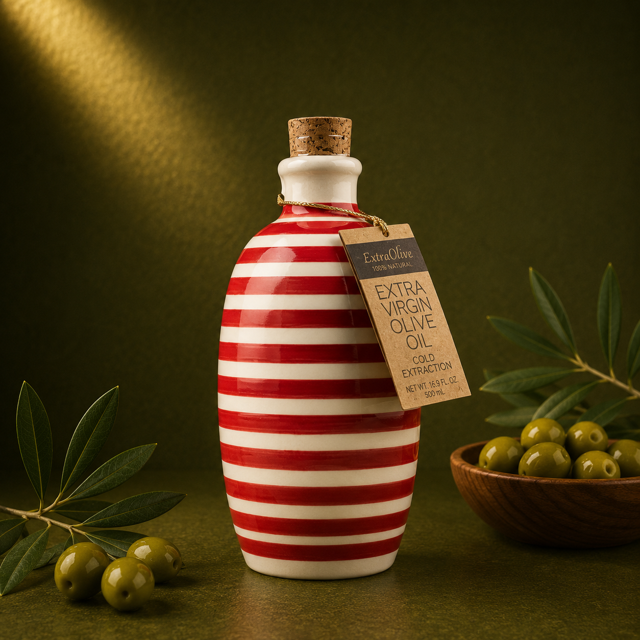 CERAMIC | ACEITE OLIVA VIRGEN RED LINE 500ml