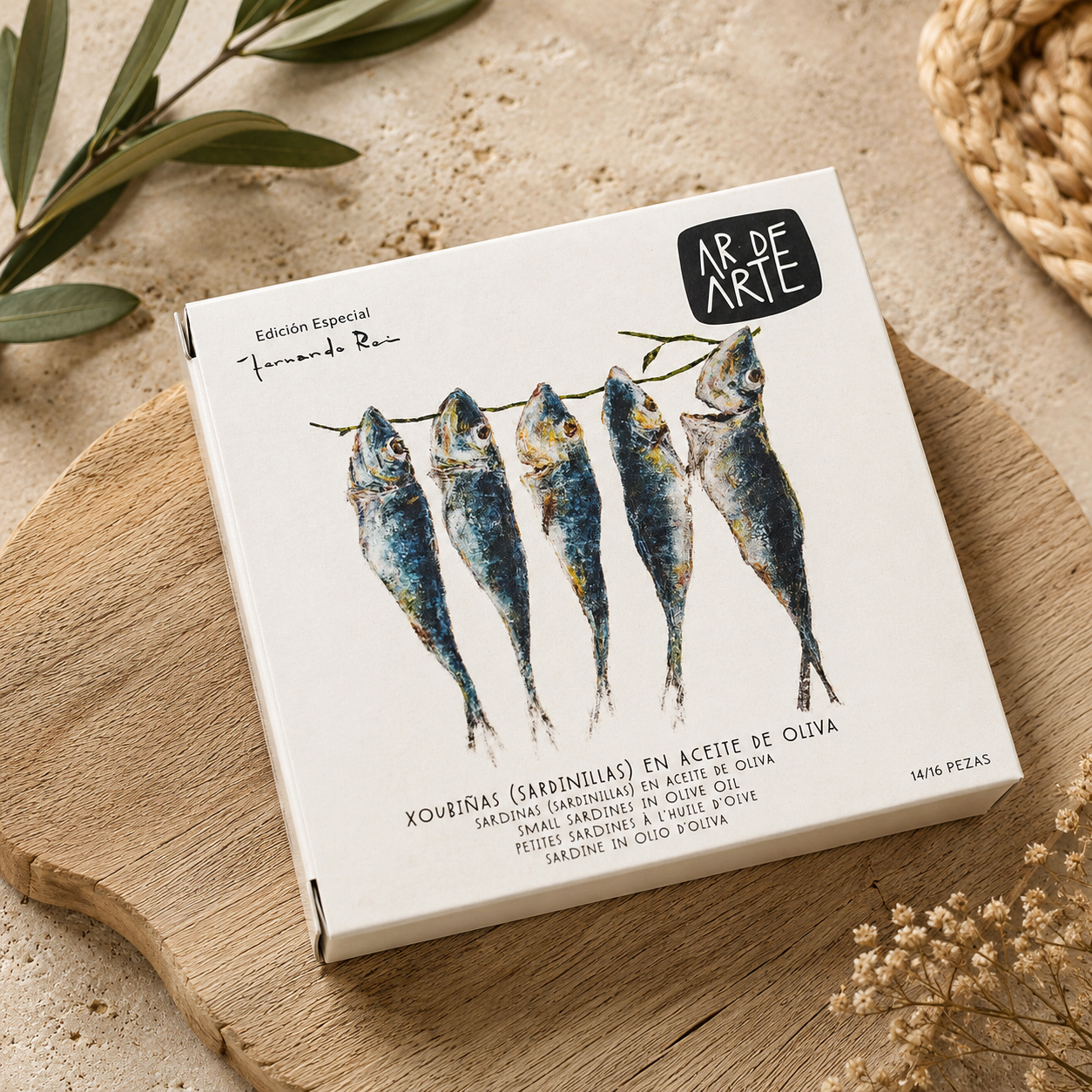 AR DE ARTE | SARDINILLAS EN ACEITE DE OLIVA 110gr