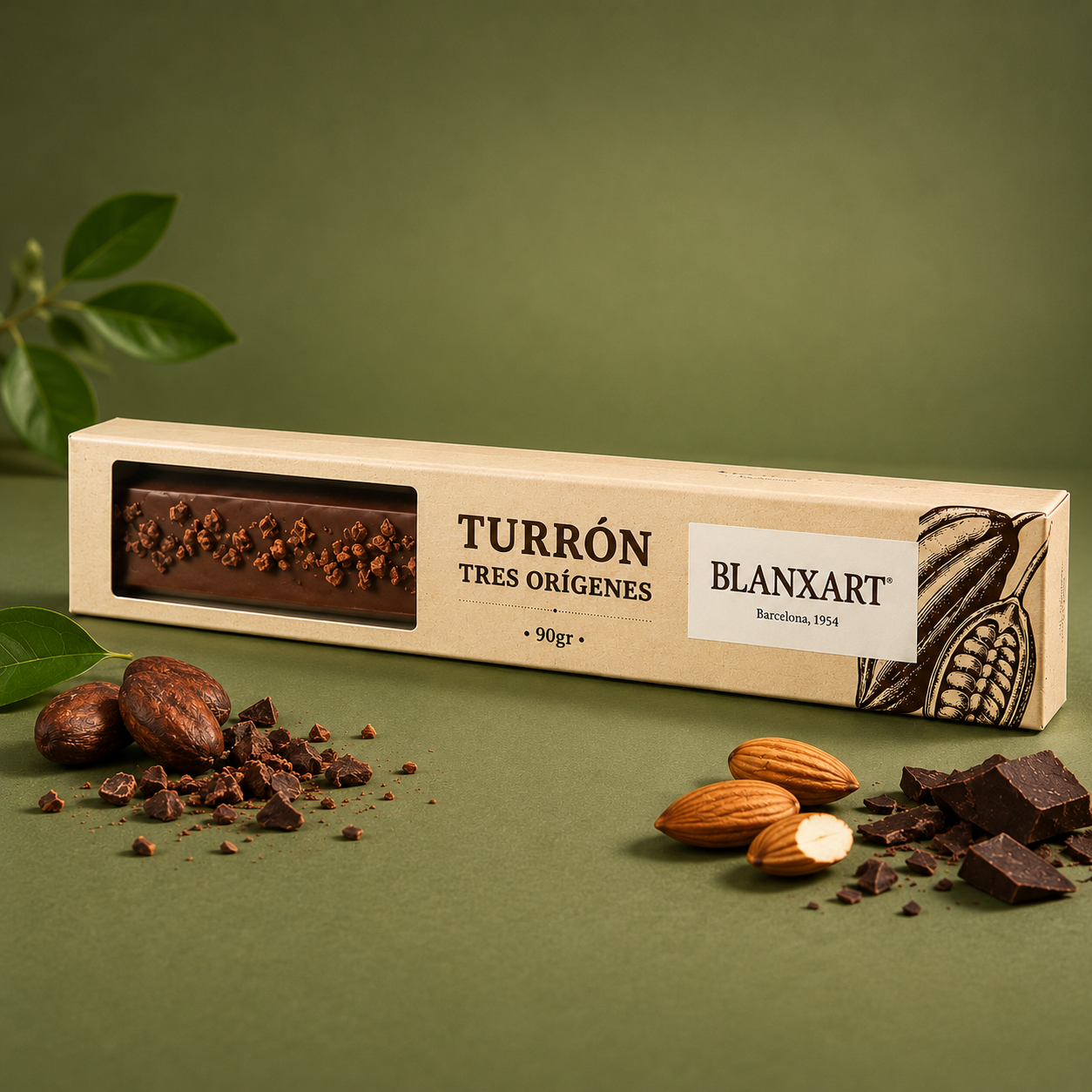 BLANXART | TURRÓN TRES ORIGENES 90gr