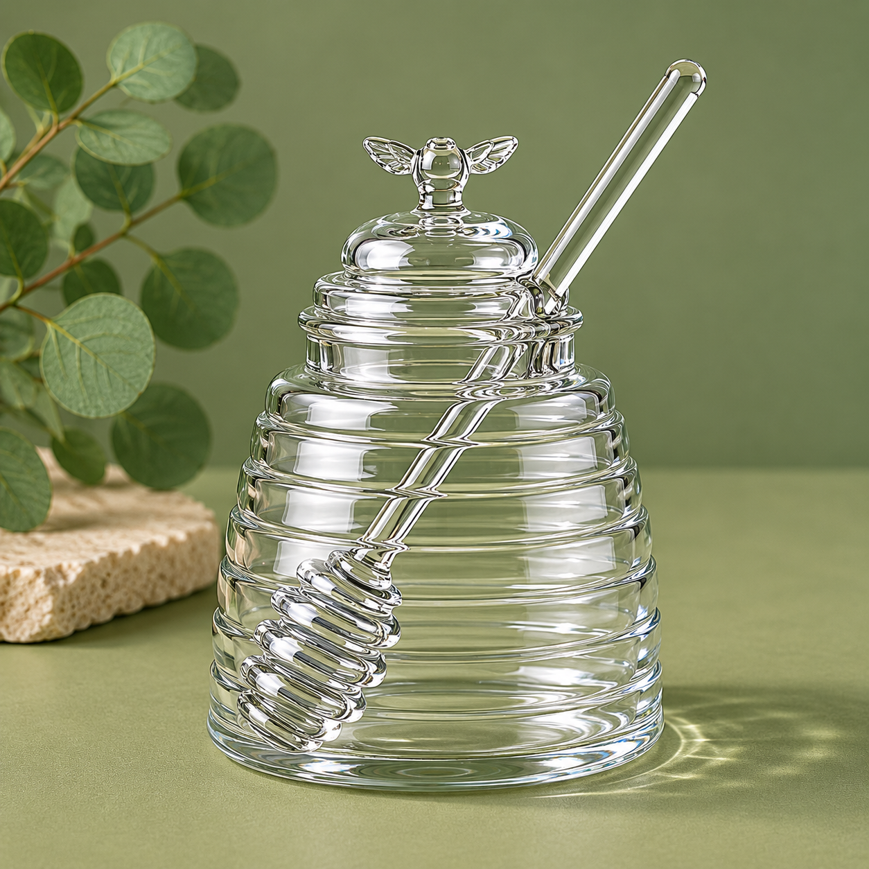 BOUQUET XALÓ | TARRO MIEL CRISTAL ABEJA 500ml