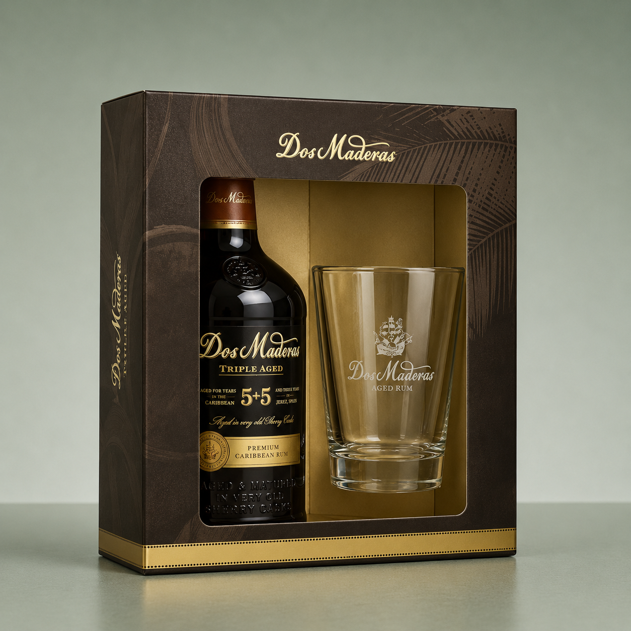 DOS MADERAS | 5+5 DOUBLE AGED RUM ESTUCHE VASO 70cl