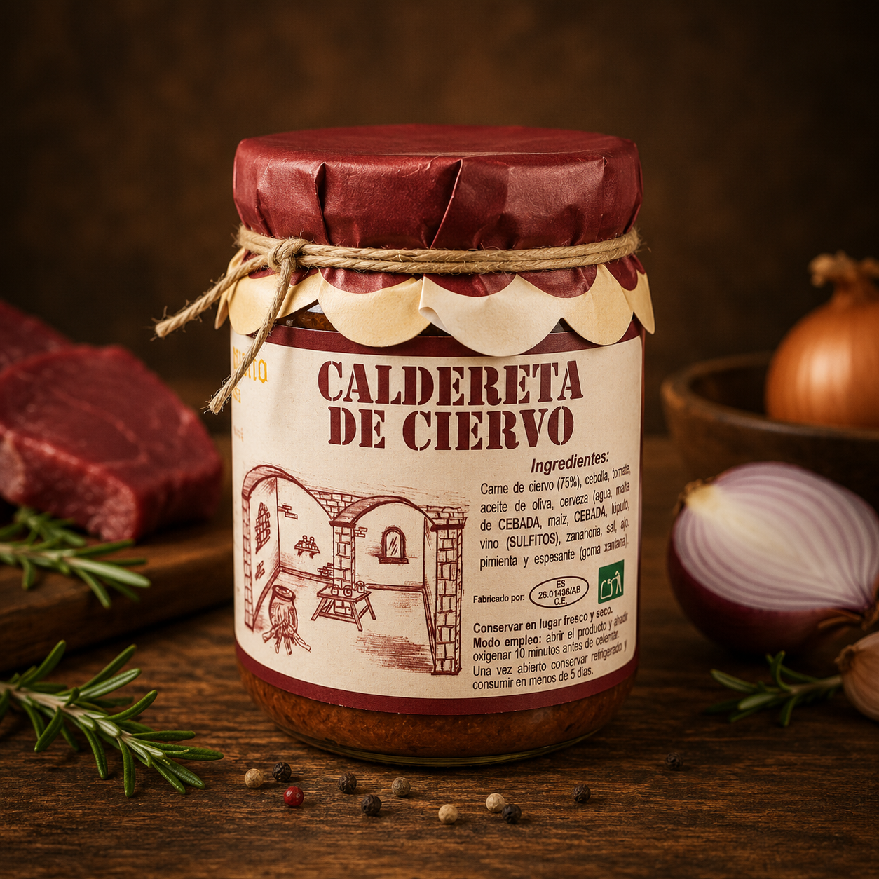 ESCABECHES ANTAÑO | CALDERETA DE CIERVO 420gr