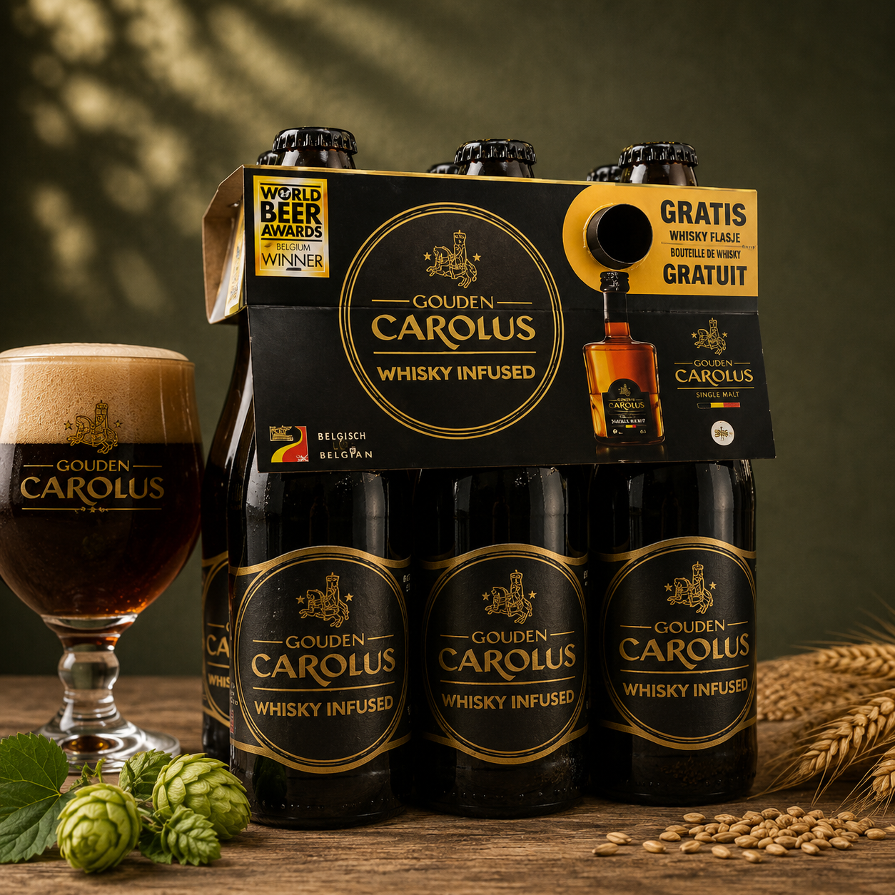 CAROLUS GOUDEN WHISKY INFUSED PACK (6 X33cl)