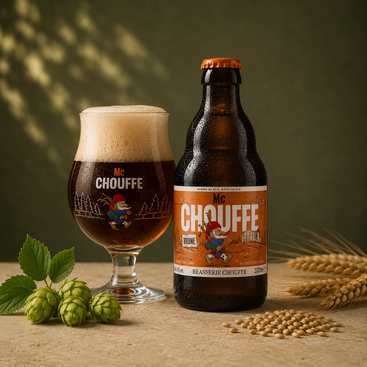 LA CHOUFFE CERVEZA BRUNE 33cl
