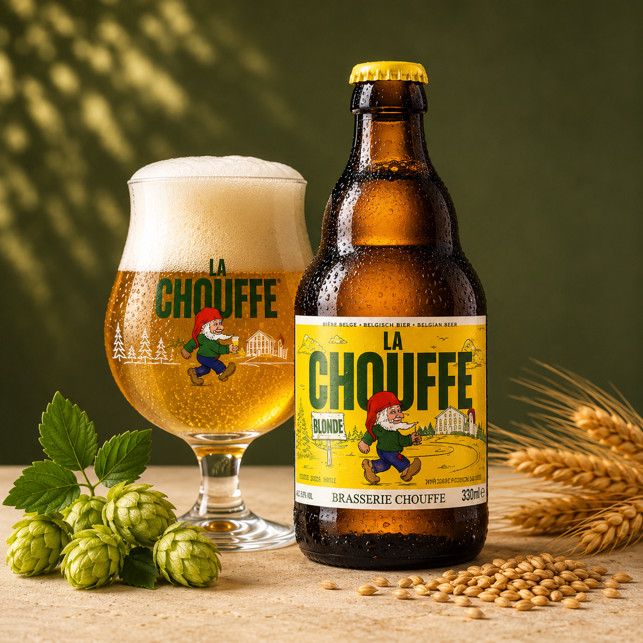 LA CHOUFFE CERVEZA RUBIA BELGA 33cl