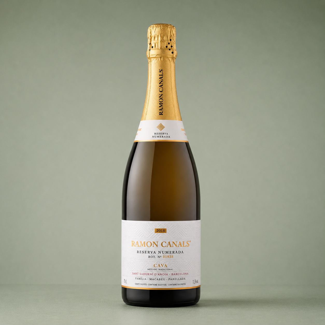 RAMON CANALS | ORGANIC RESERVA NUMERADA CAVA BRUT NATURE 2021 75cl