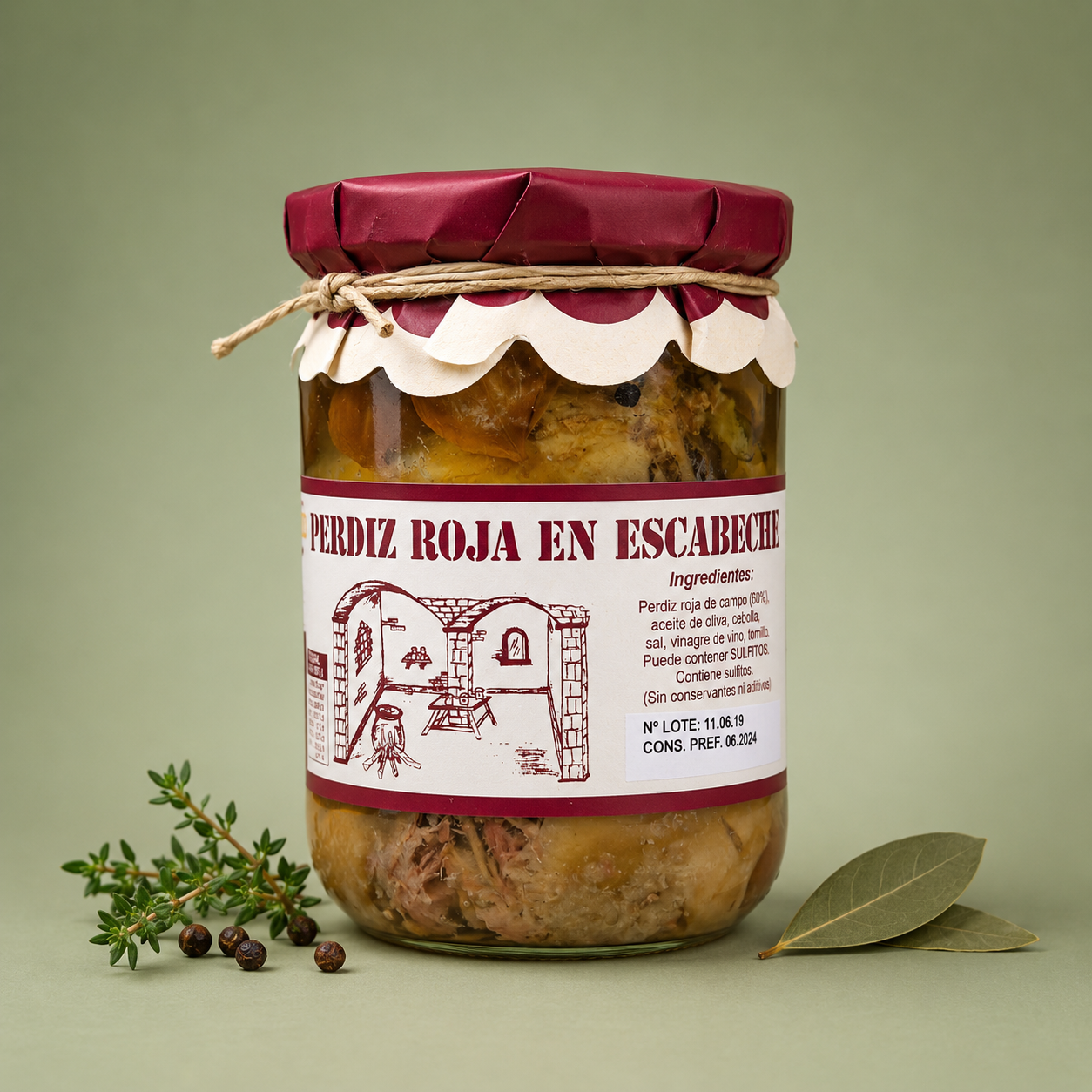 ESCABECHES ANTAÑO | PERDIZ ROJA EN ESCABECHE 560gr