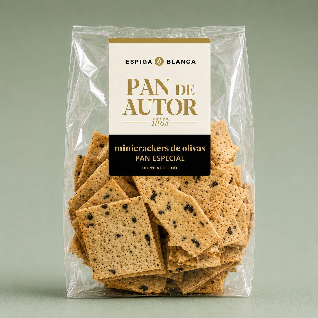 ESPIGA BLANCA | MINI CRACKERS OLIVAS PAN DE AUTOR 180gr