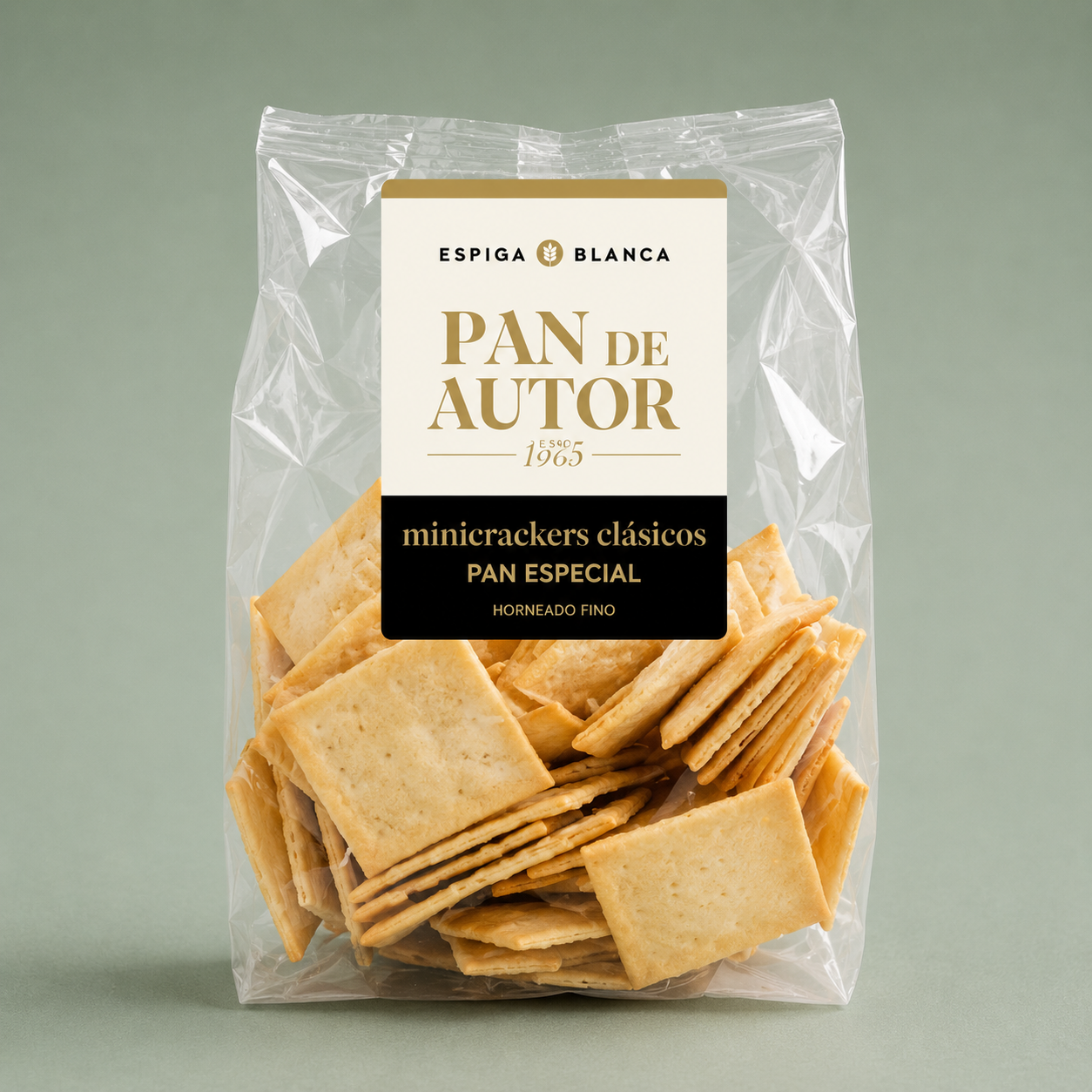 ESPIGA BLANCA | MINICRACKERS CLÁSICOS PAN DE AUTOR 180gr