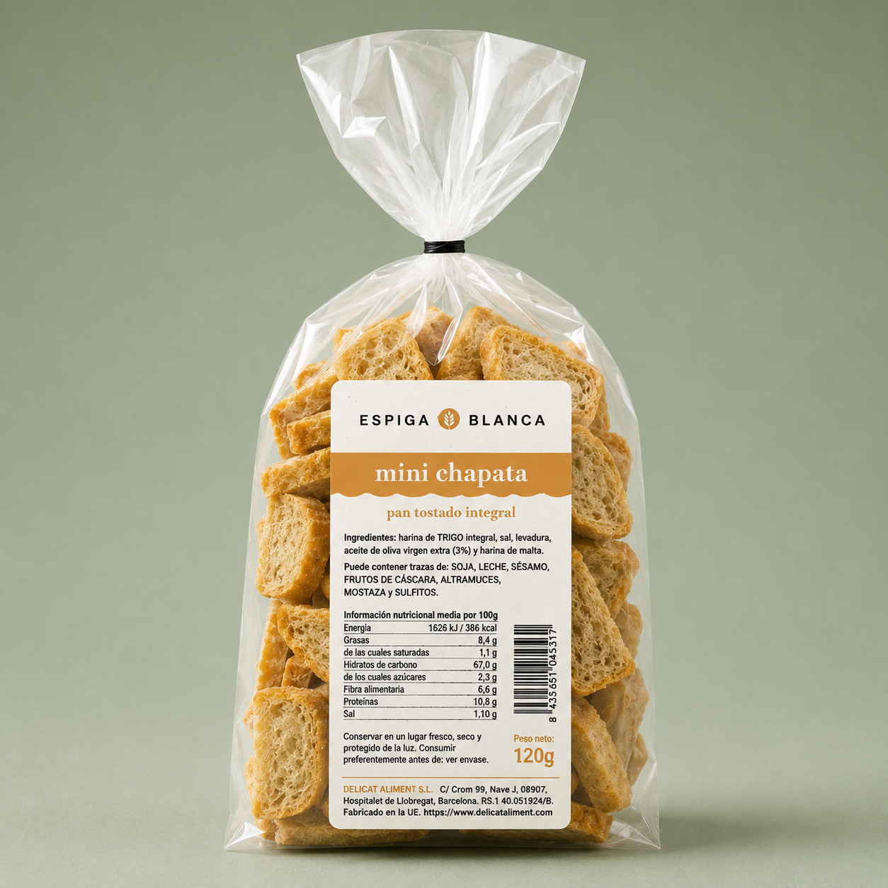 ESPIGA BLANCA | MINI CHAPATA 120gr