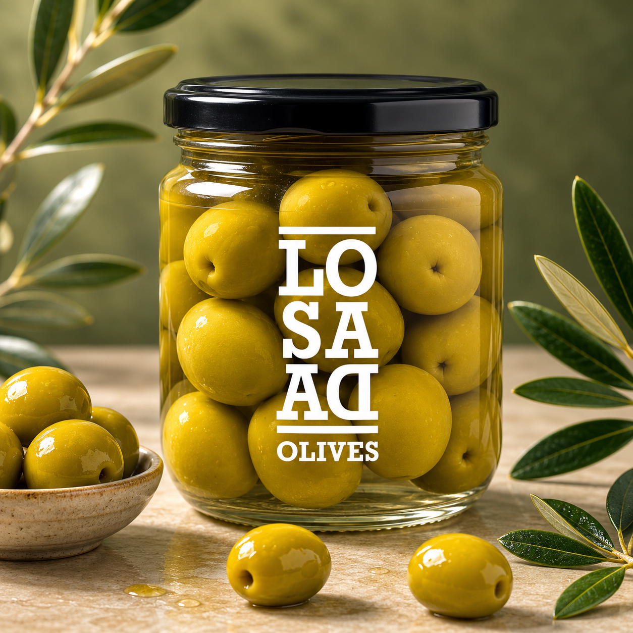 LOSADA | ACEITUNA MANZANILLA CON HUESO 345gr