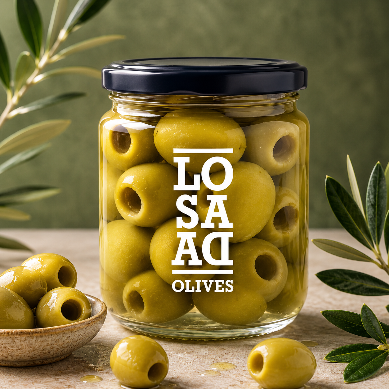 LOSADA | ACEITUNA GORDAL SIN HUESO 345gr