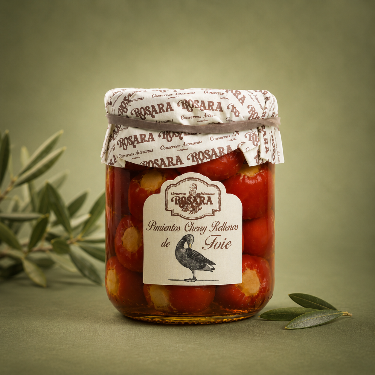 ROSARA | PIMIENTO CHERRY RELLENO DE FOIE 175gr
