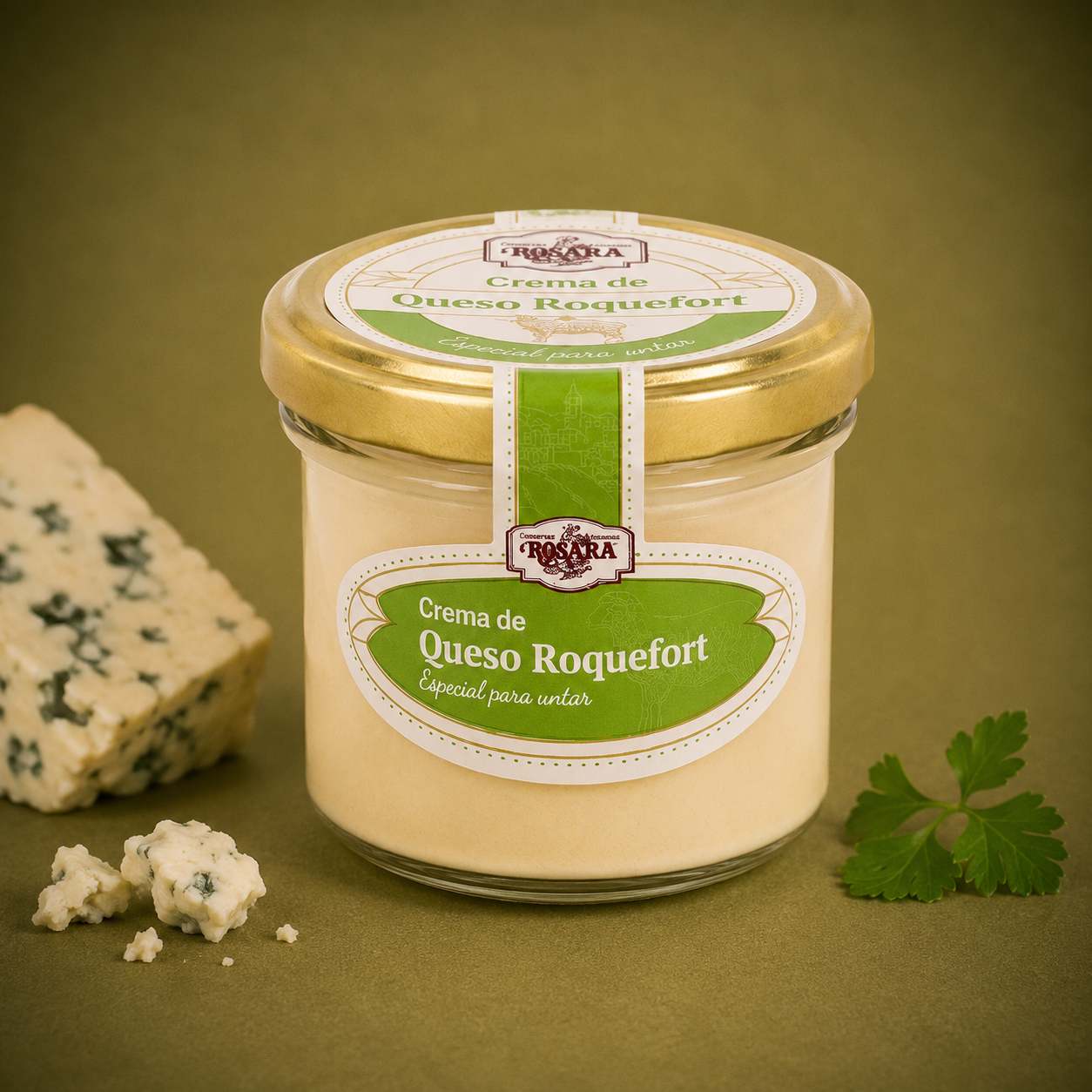 ROSARA | CREMA DE QUESO DE ROQUEFORT 100GR