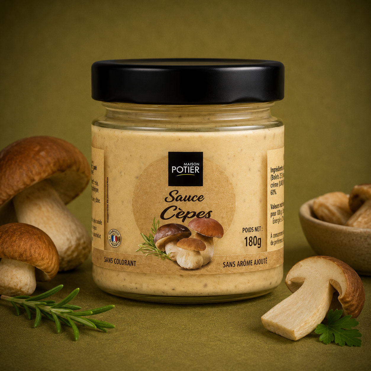 MAISON POTIER | SALSA DE SETAS PORCINI 180gr