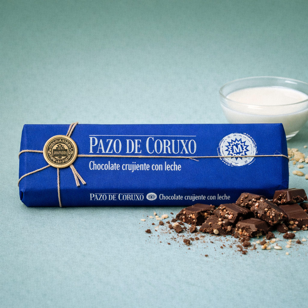 PAZO DE CORUXO KNOPERIGE CHOCOLADE MET MELK