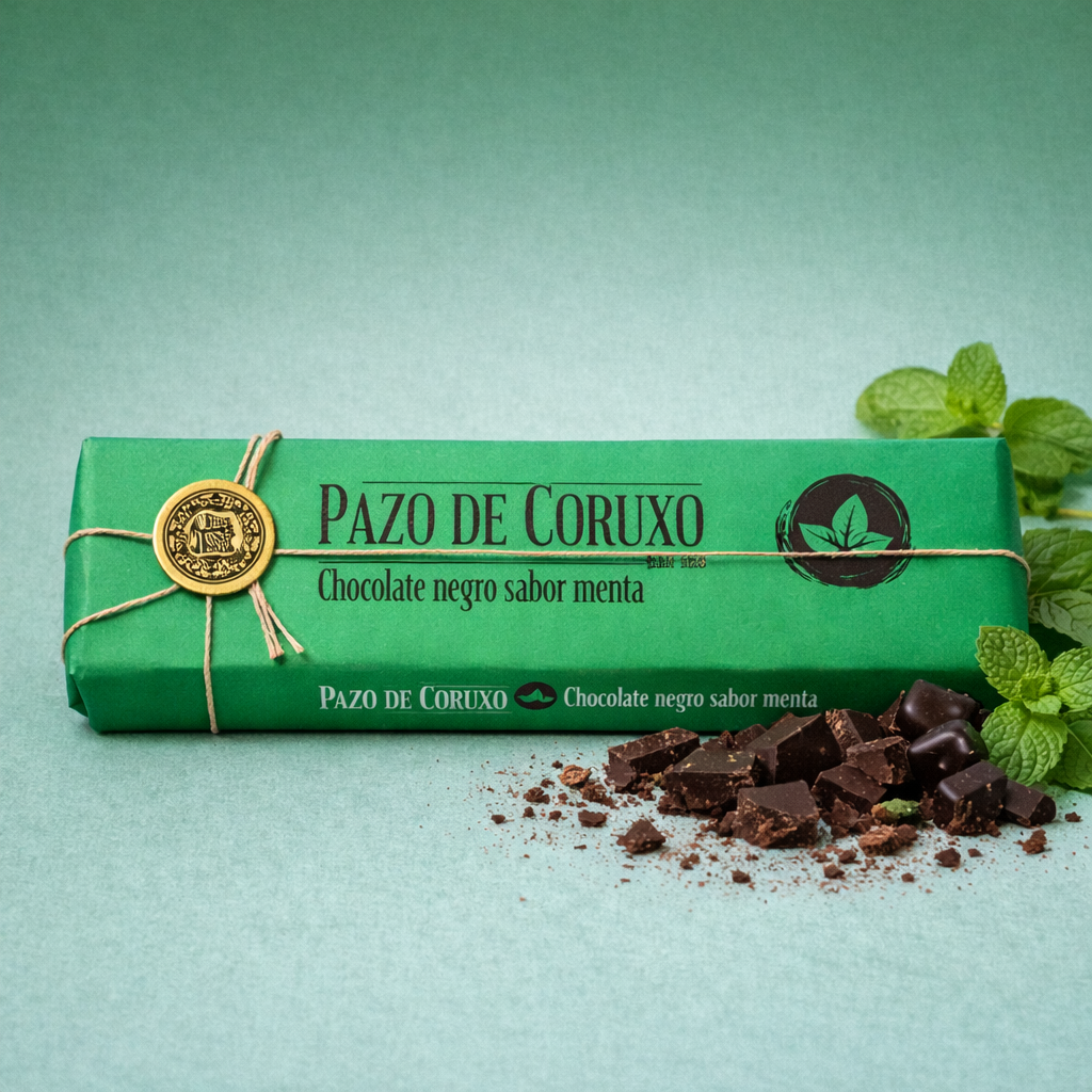 PAZO DE CORUXO | CHOCOLATE NEGRO SABOR MENTA 300gr