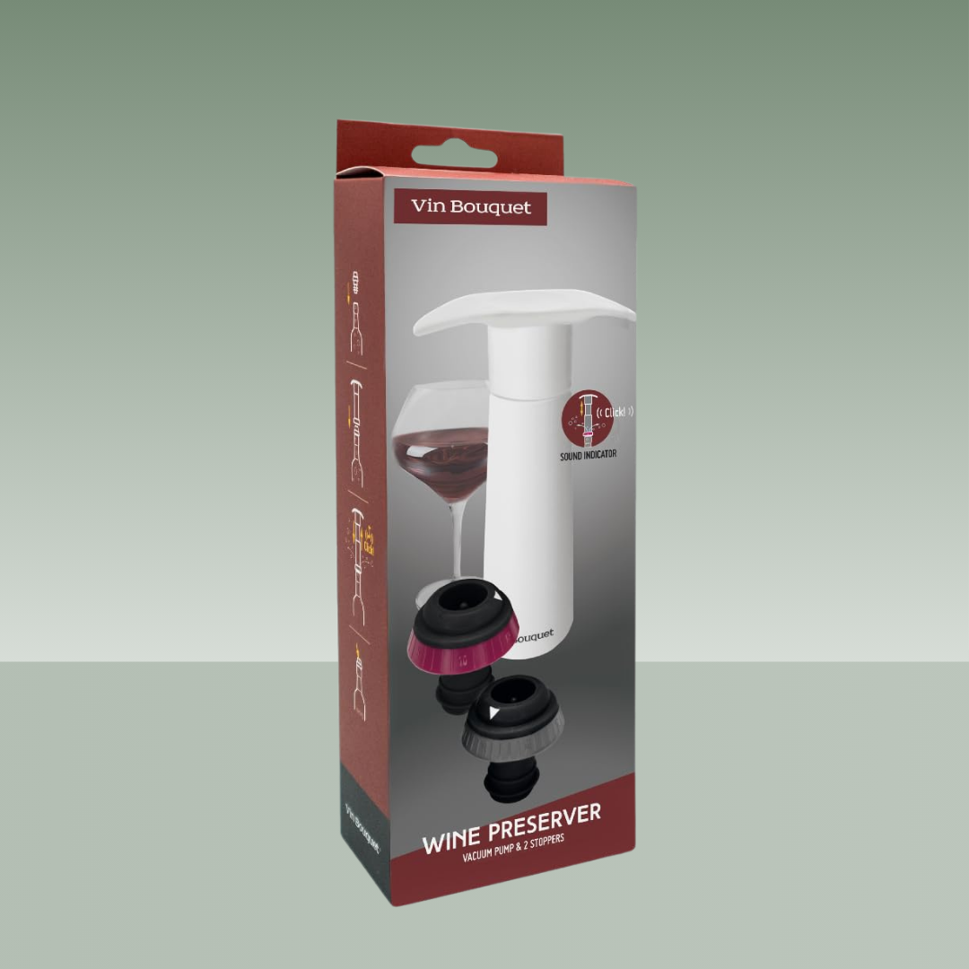 VIN BOUQUET | BOMBA DE VACIO CLICK! CON 2 TAPONES