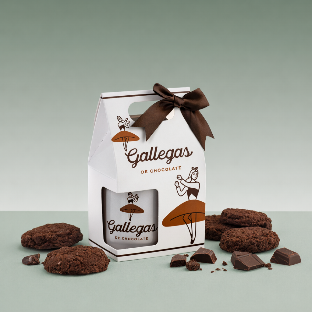 GALLEGAS | GALLETAS CHOCOLATE + TAZA 165gr
