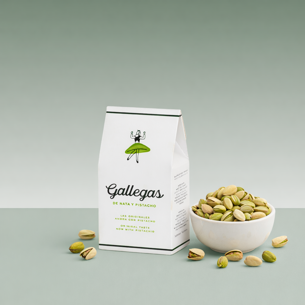 GALLEGAS | GALLETAS NATA Y PISTACHO 165gr