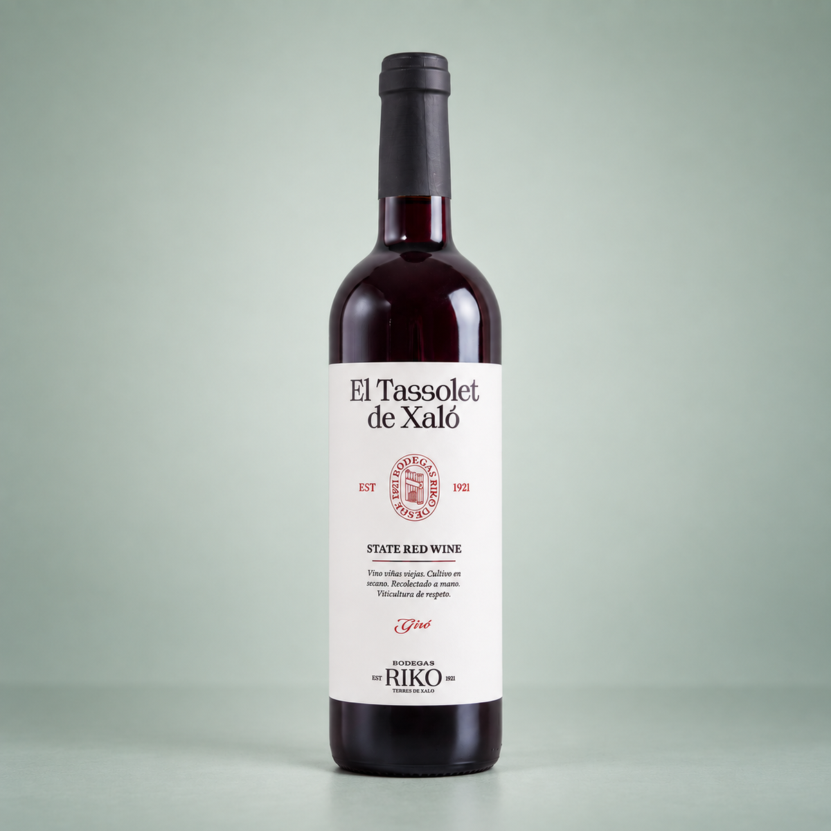 BODEGAS RIKO | TASSOLET DE XALÓ TINTO 75cl