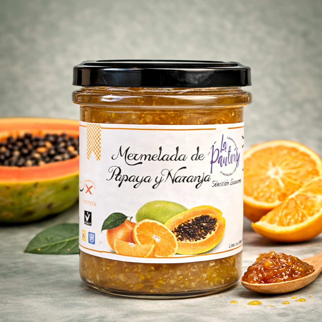 LA PAULEÑA | MERMELADA DE PAPAYA Y NARANJA 210gr