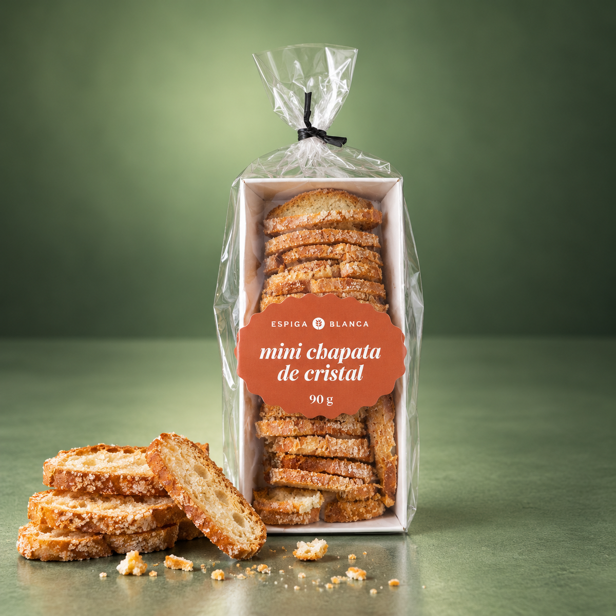ESPIGA BLANCA | MINI CHAPATA DE CRISTAL 90gr