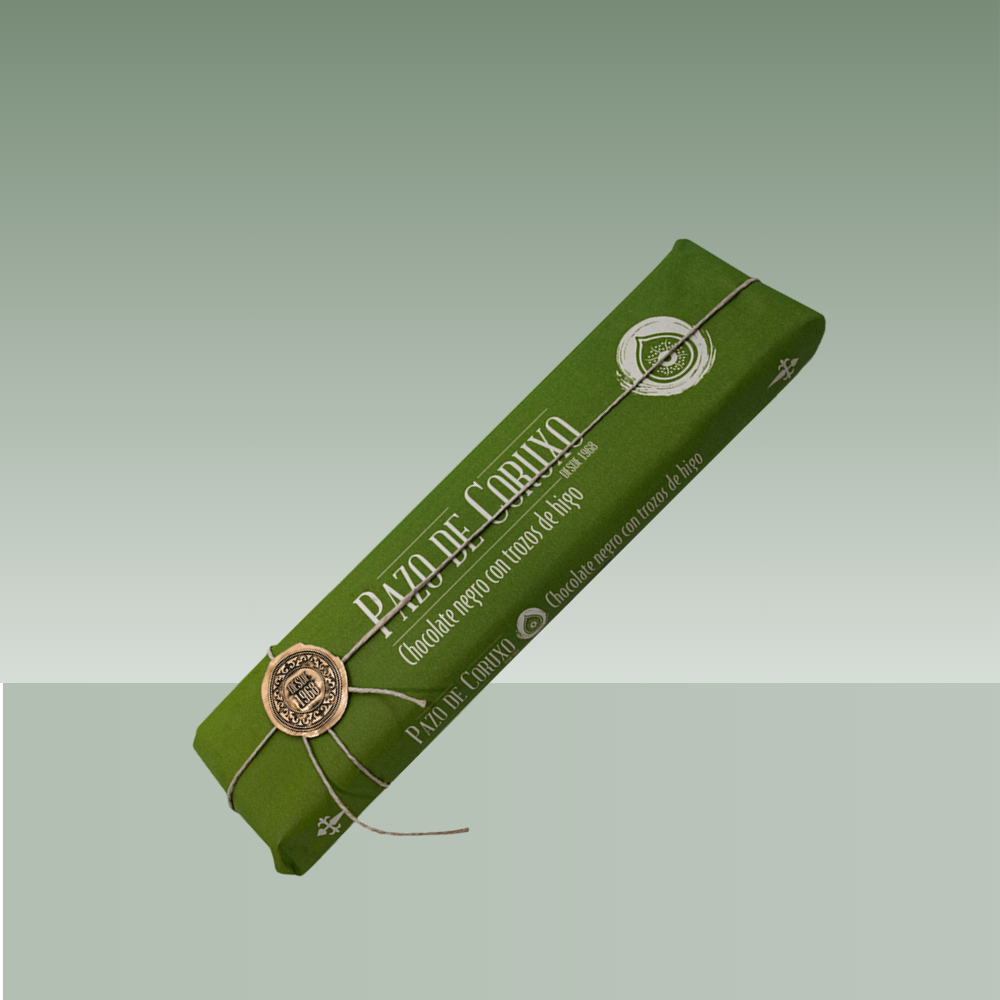 PAZO DE CORUXO | CHOCOLATE NEGRO CON TROZOS DE HIGO 300gr