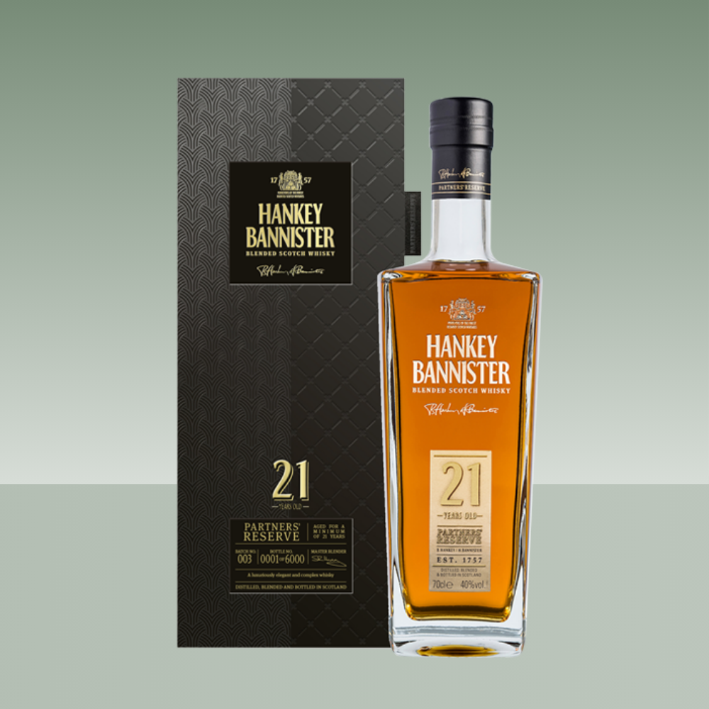 HANKEY BANNISTER 21 JAAR OUD