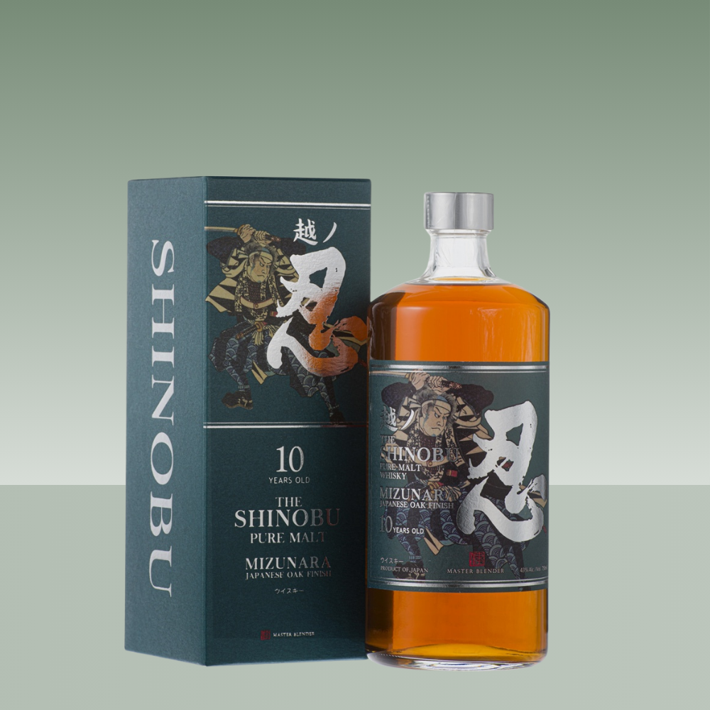 THE KOSHI-NO SHINOBU BLENDED 10 YEARS PURE MALT WHISKY 70cl