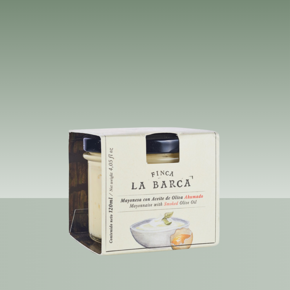FINCA LA BARCA - MAYONAISE MET GEROOKTE OLIJFOLIE 120ML