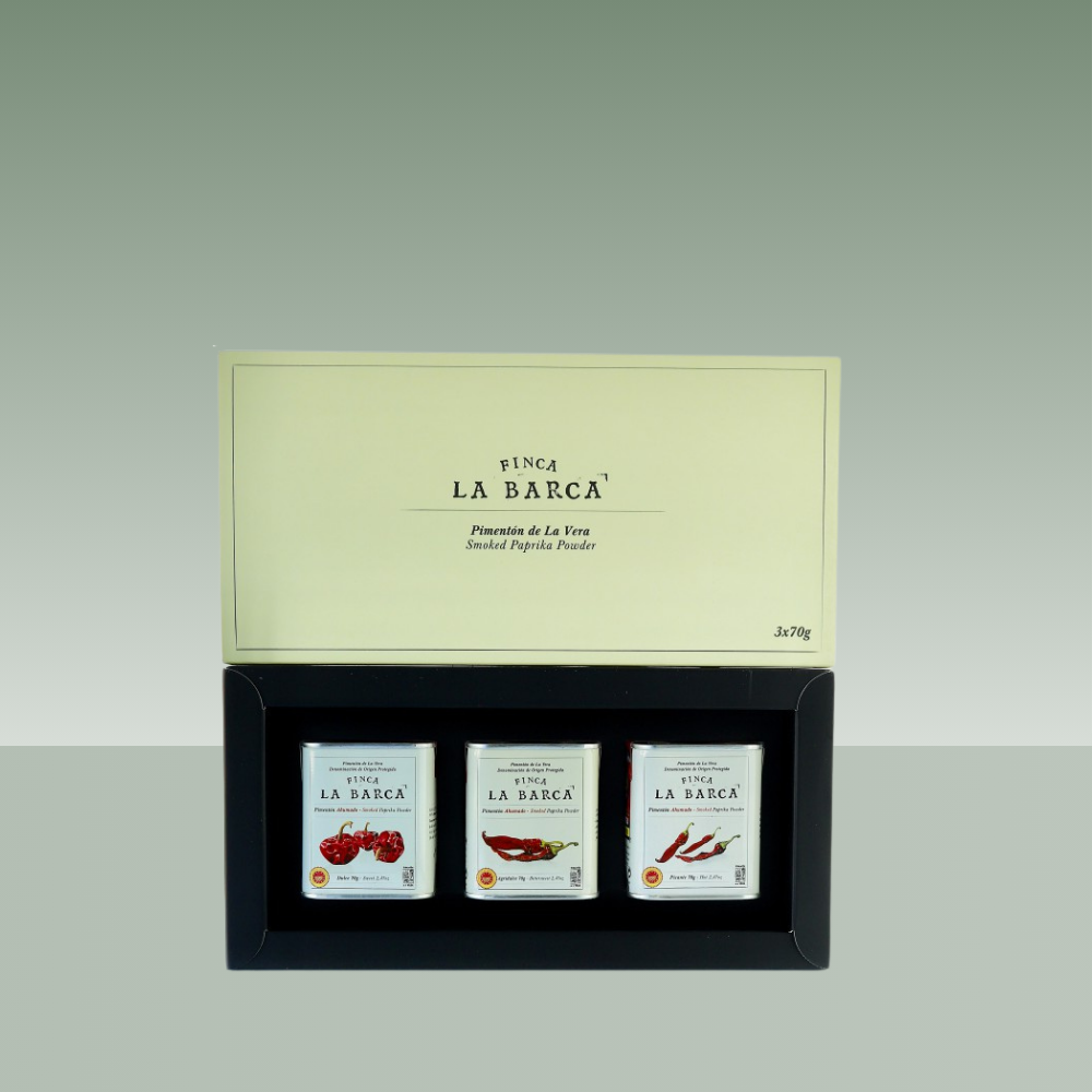 FINCA LA BARCA | ESTUCHE PIMENTONES VARIADOS 3X70G