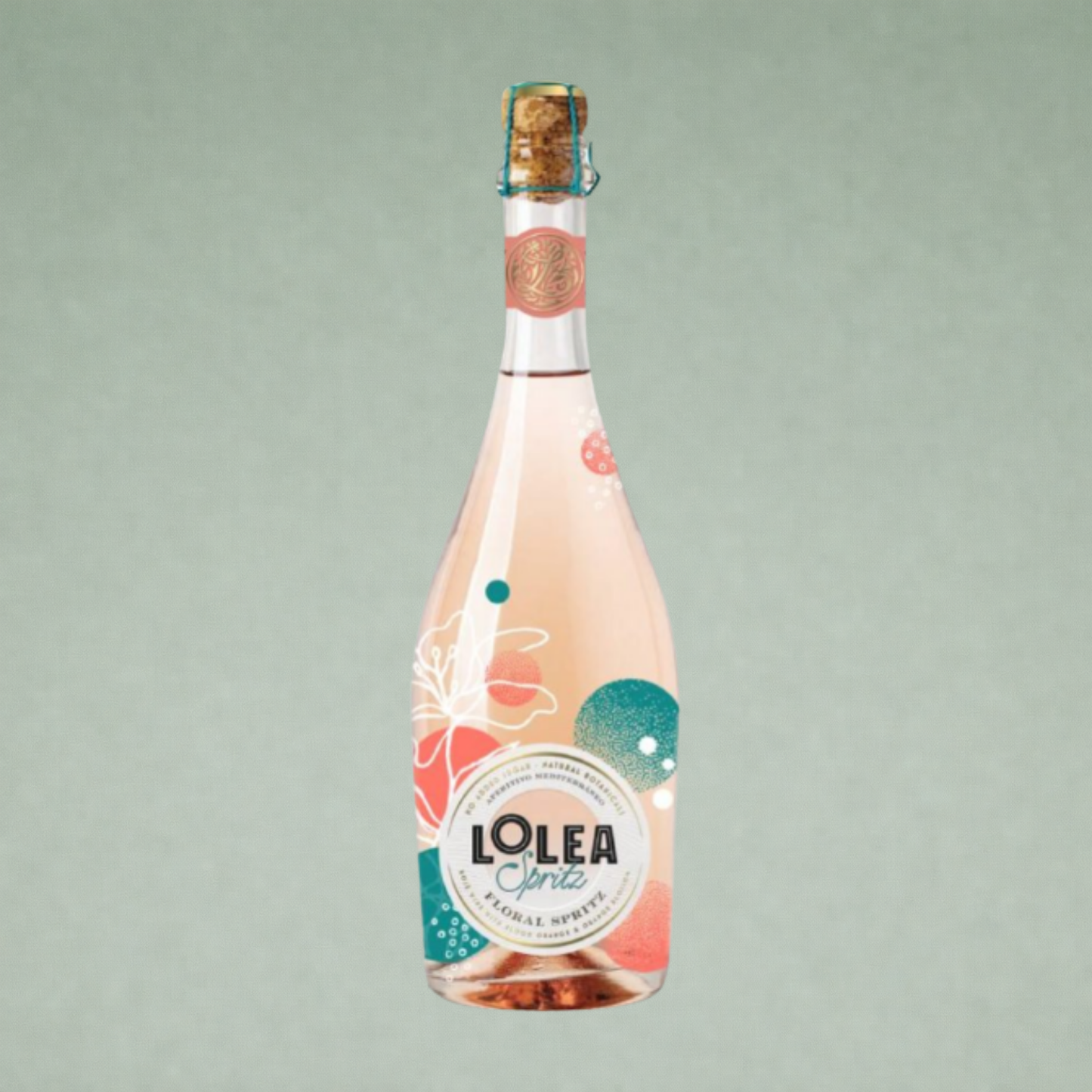 Lolea Spritz floral spritz botella decorada con diseño elegante