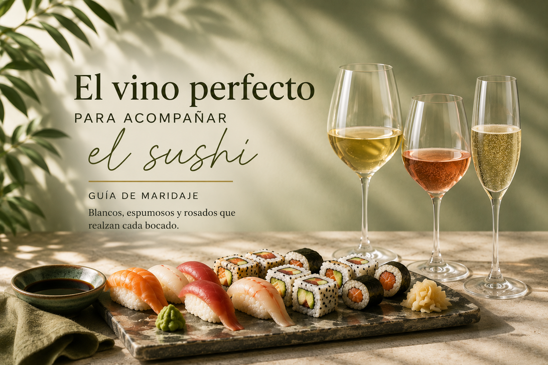 Qué vino marida mejor con sushi | Guía de maridaje