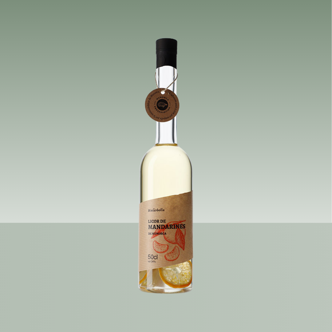 BINIARBOLLA | LICOR  DE MANDARINES DE MENORCA 50cl