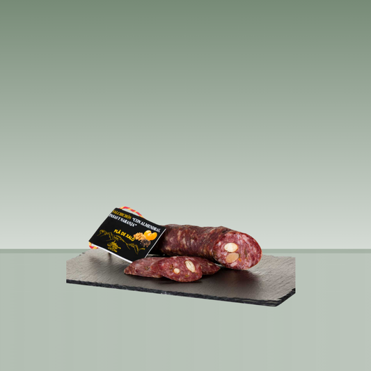 COMPANATGE | SALCHICHON CON ALMENDRAS, PASAS Y NARANJA PIEZA