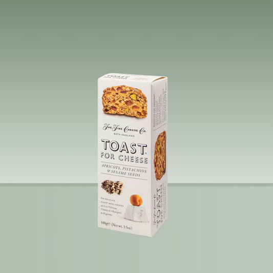 THE FINE CHEESE CO. | CRACKERS ALBARICOQUE, PISTACHOS Y SESAMO 100gr